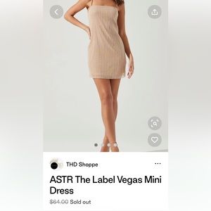 ASTR The Label Vegas Mini Dress NWOT